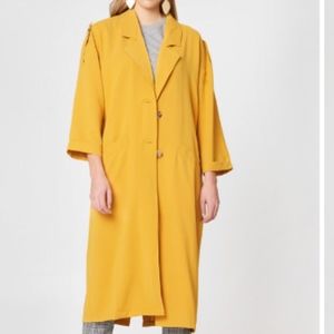 Moon River Jackets & Coats - yellow relaxed long blazer Moon River Jackets & Coats - yellow relaxed long blazer